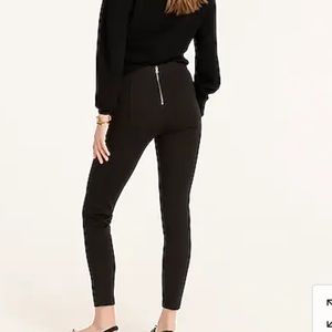 J.Crew Womens Pixie Pant In Stretch Ponte charcoal grey 0R